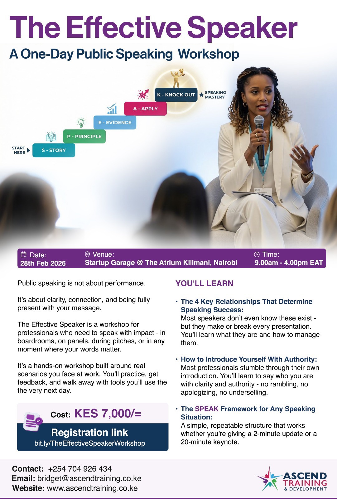 The Effective Speaker Workshop